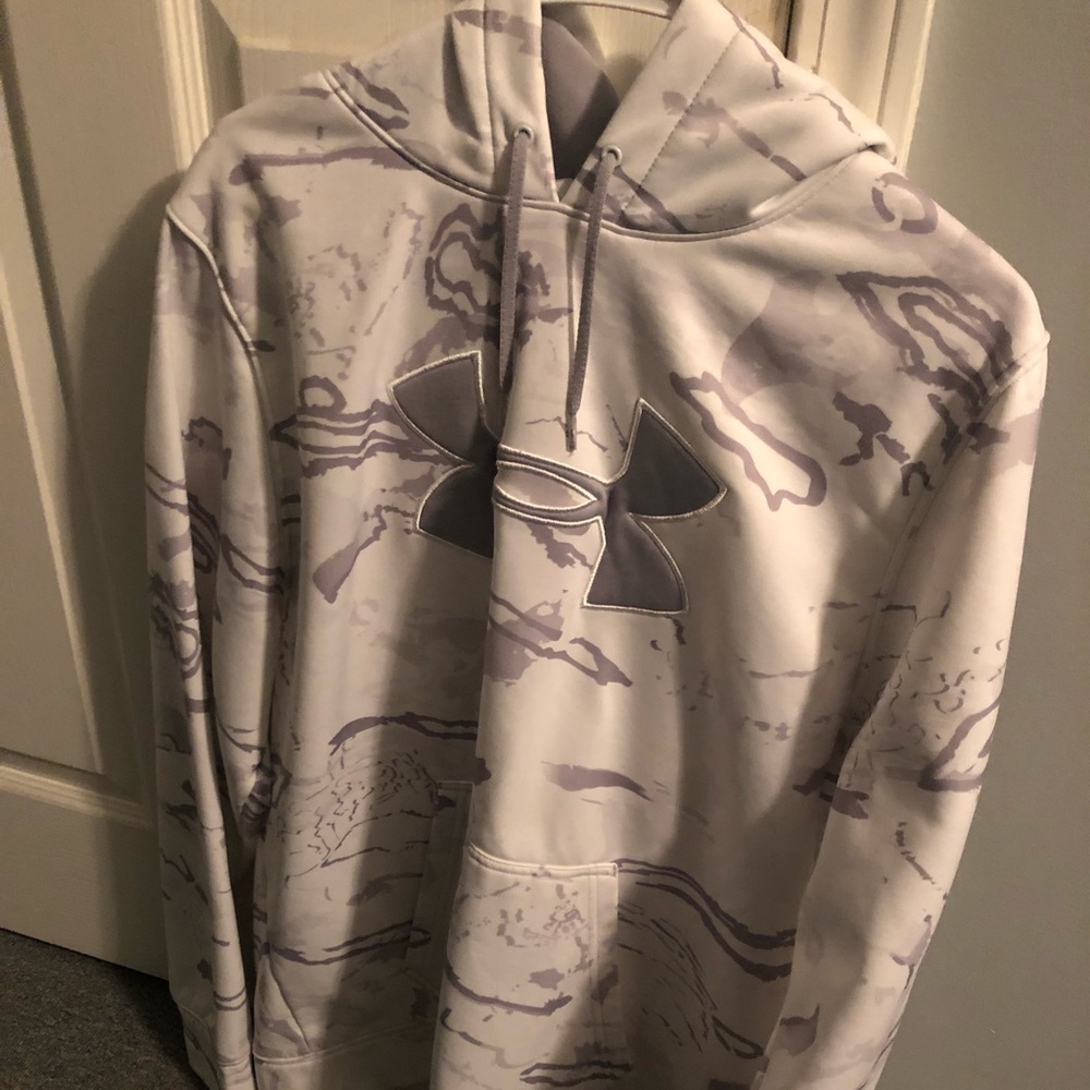 Under Armour white camo hoodie
